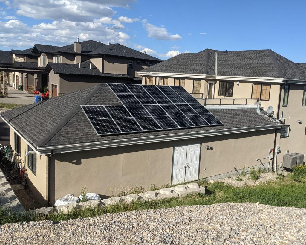 Roof-top residential solar power system
