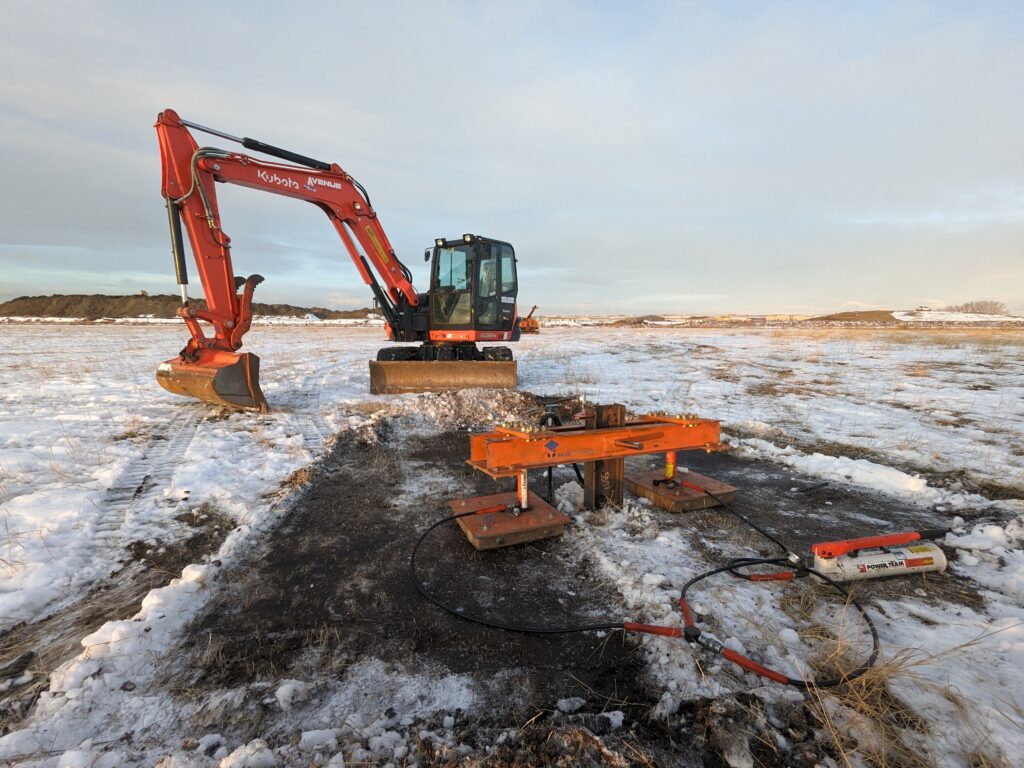 screw pile testing for our diy solar installation